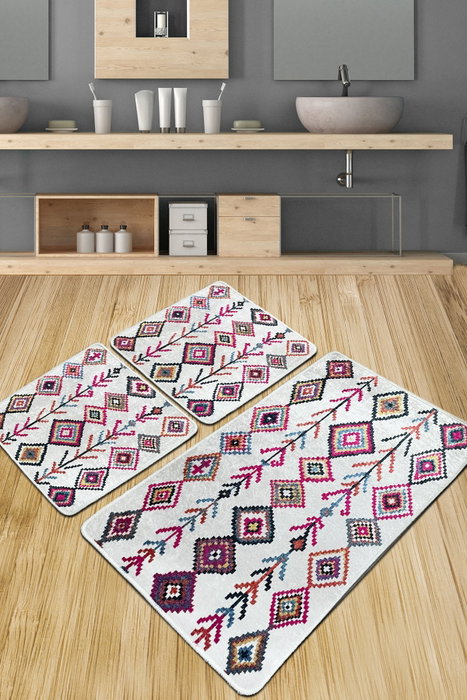 Mijölnir Raje Djt Juego de Alfombrillas de Baño Multicolor Mijölnir Raje Djt Juego de Alfombrillas de Baño Multicolor
